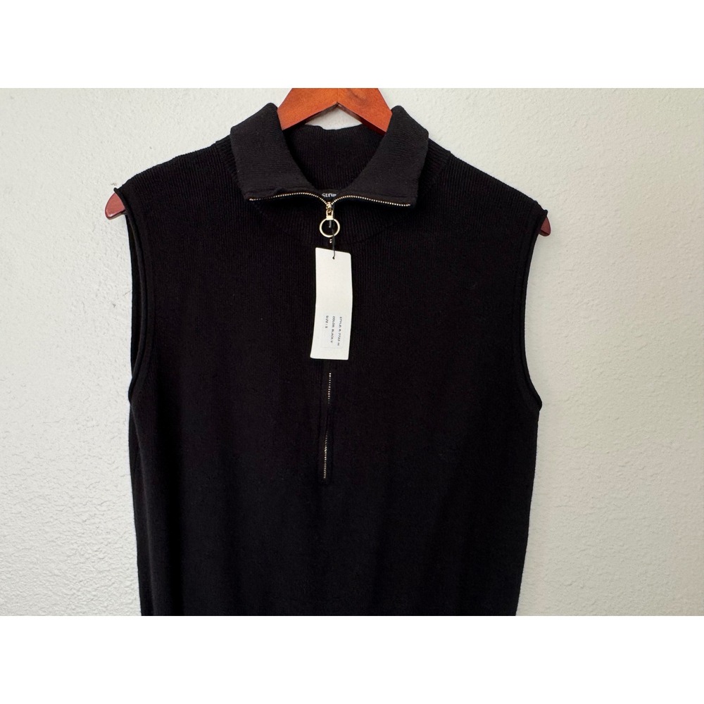 Strut &‎ Bolt Women's Black Sleeveless Knit Romper Size S NEW - Picture 2 of 7